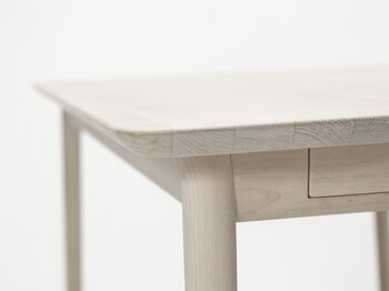 Stolab Prima Vista Tisch, 50 cm lange Ausziehplatte, Birke matt lackier
