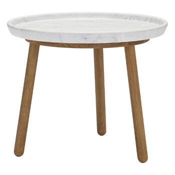 Stolab Tureen table, 52 cm, oak - white marble