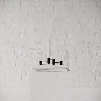 Nichba Structure candleholder, 3 pcs, black