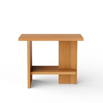 Nine Tee side table, rectangular, matt lacquered oak, extra image