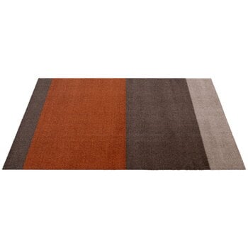 Tica Copenhagen Stripes horizontal matto, 90 x 130 cm, ruskea-terrakotta