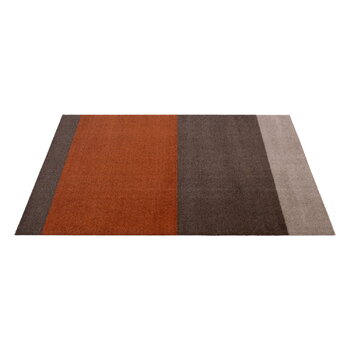 Tica Copenhagen Stripes horizontal matto, 60 x 90 cm, ruskea - terrakotta