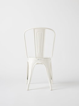 Tolix Chair A, glansigt vit