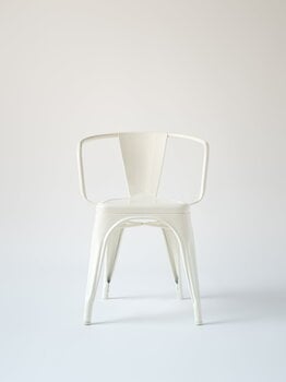 Tolix Chaise A56, blanc brillant