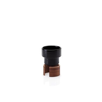 Tonfisk Design Warm espressokopp 0,8 dl, 2 st, svart - valnöt