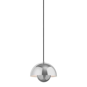 &Tradition Flowerpot VP1 pendant, chrome plated