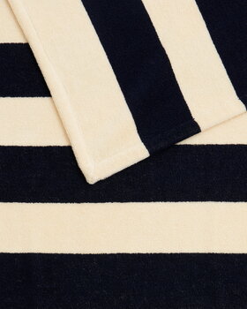 Tekla Beach towel, 100 x 180 cm, navy stripes