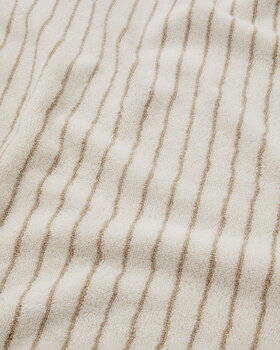 Tekla Bath towel, sienna stripes
