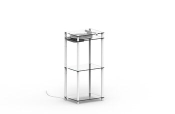 Transparent Turntable Stand, white, extra image