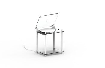 Transparent Turntable Stand, white, extra image