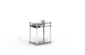 Transparent Turntable Stand, white, extra image