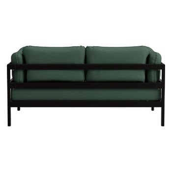 TIPTOE Easy 2-istuttava sohva, musta - metsänvihreä