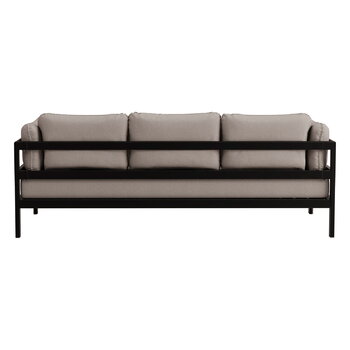 TIPTOE Easy 3-seater sofa, graphite black - sand beige, extra image