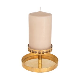 Aarikka Kultatuikku candleholder, brass