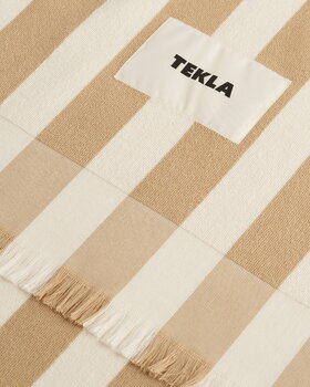 Tekla Rantapyyhe, 100 x 180 cm, almond stripes, tuotteen lisäkuva