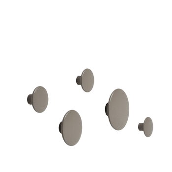 Muuto Dots Wood Kleiderhaken, taupe