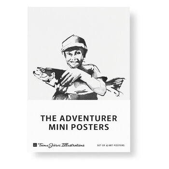 Teemu Järvi Illustrations The Adventurer mini poster set, 4 pcs