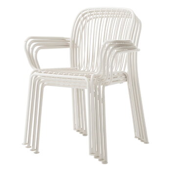&Tradition Thorvald SC95 käsinojallinen tuoli, ivory