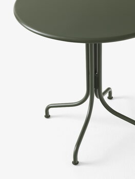 &Tradition Thorvald SC96 pöytä, pyöreä 70 cm, bronze green