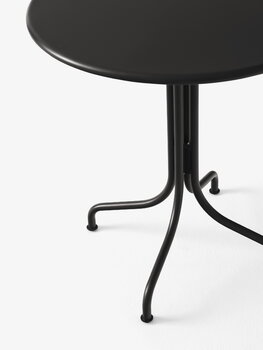 &Tradition Thorvald SC96 table, round 70 cm, warm black