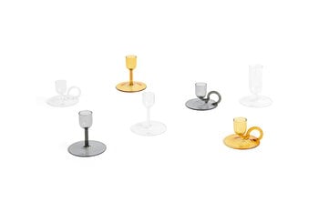 HAY Tiny candleholder, straight, grey