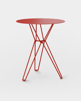 Massproductions Tio pöytä, 60 cm, korkea, pure red