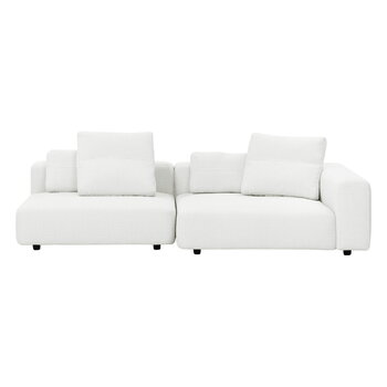 Interface Toast Sofa, 270 cm, rechts, Arc 80, Weiß