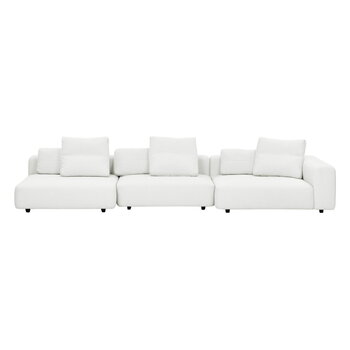 Interface Toast Sofa, 405 cm, rechts, Arc 80, Weiß