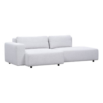 Interface Toastie modular sofa, 253 cm, DV-P, Leaf 101 ivory