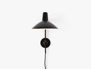 &Tradition Tripod HM12 wall lamp, matt black, extra image