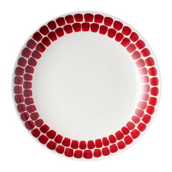 Arabia 24h Tuokio deep plate, 24 cm, red, extra image