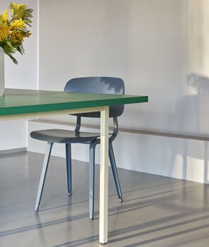 HAY Two-Colour table, 160 x 82 cm, ivory - green mint