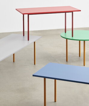 HAY Two-Colour table, 160 x 82 cm, ochre - light grey