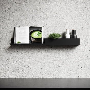 Nichba Shelf U40 wall shelf, black