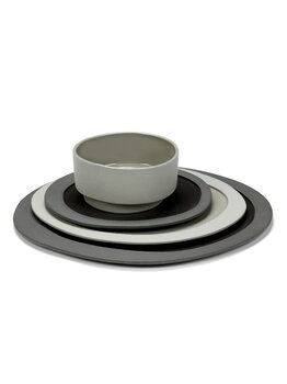 valerie_objects Inner Circle bowl, light grey