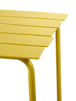 valerie_objects Aligned ruokapöytä, 70 x 70 cm, keltainen