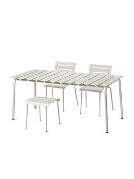 valerie_objects Aligned dining table, 170 x 85 cm, off-white