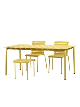 valerie_objects Aligned ruokapöytä, 170 x 85 cm, keltainen