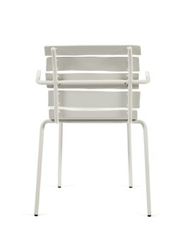 valerie_objects Aligned Stuhl mit Armlehnen, Cremeweiß