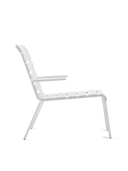 valerie_objects Aligned lounge stol, off-white
