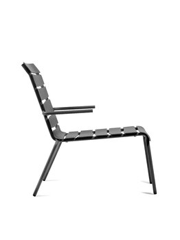 valerie_objects Aligned lounge chair, black