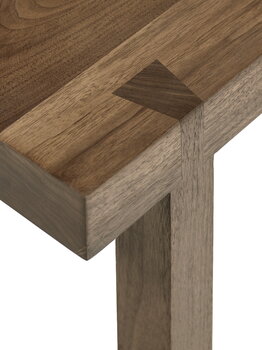 valerie_objects Solid bench, 65 cm, walnut