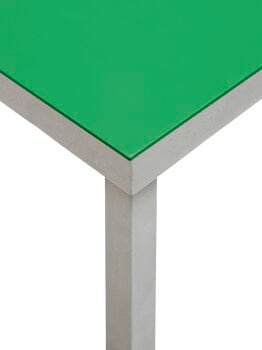 valerie_objects Alu dining table, small, green