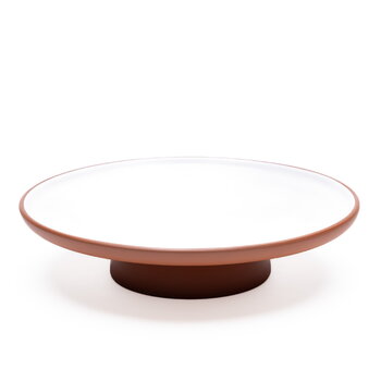 Vaidava Ceramics Earth cake stand, 27 cm, white, extra image