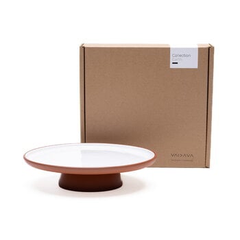 Vaidava Ceramics Earth cake stand, 27 cm, white, extra image