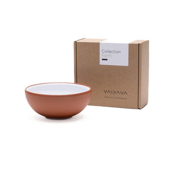 Vaidava Ceramics Earth bowl 0,3 L, white, extra image