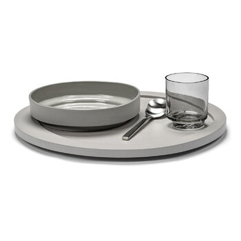 valerie_objects Inner Circle high plate, light grey, extra image