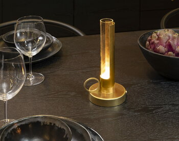 Örsjö Visir portable table lamp, copper