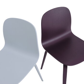Muuto Visu chair, wood base, light blue, extra image