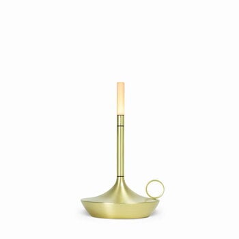 Graypants Wick S portable table lamp, brass, extra image